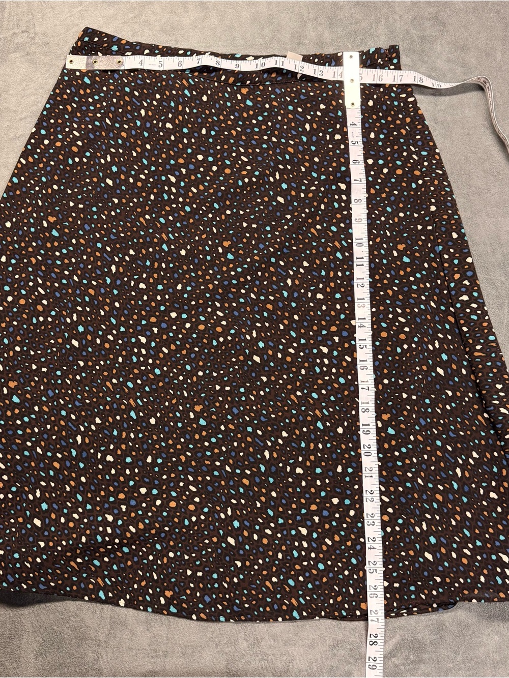 Vintage 2 Piece Liz Claiborne Brown Skirt and Top Set - Picture 12 of 13